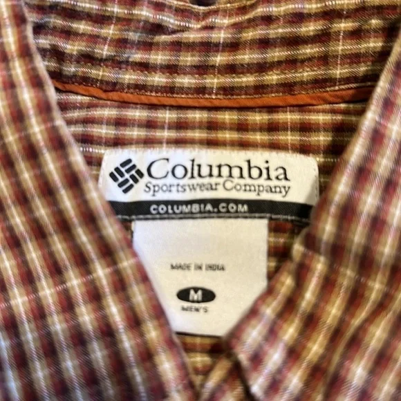 Columbia Sportswear Company button down long striped shirt w one pocket large - Picture 6 of 9